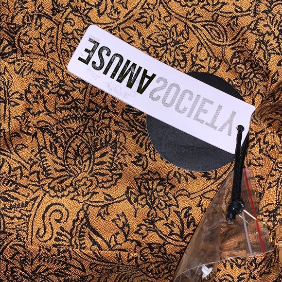 Amuse Society Golden Haze Romper - Picture 7 of 8